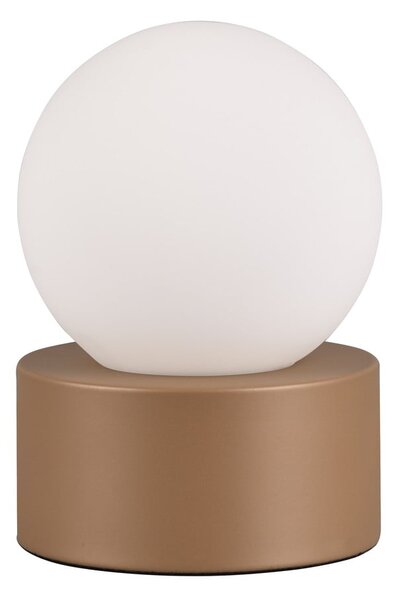 Bílo-hnědá stolní lampa (výška 17 cm) Countess – Reality