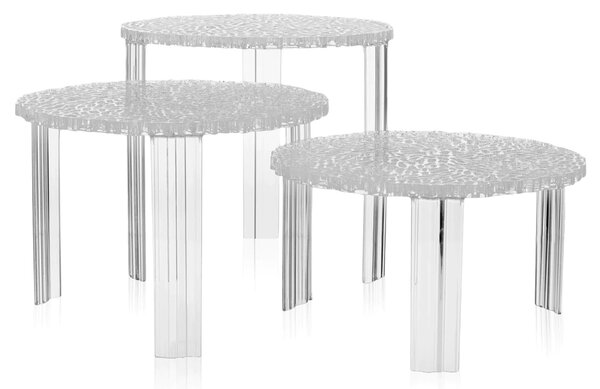 Kartell designové konferenční stoly T-Table (výška 28 cm)