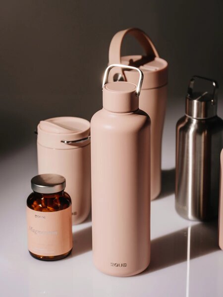 Lehká nerezová lahev EQUA Timeless Rosé 600 ml a 1000 ml Objem: 600 ml