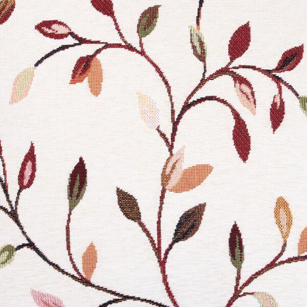 Povlak SOFAS multi leaves bílohnědá 45 x 45 cm