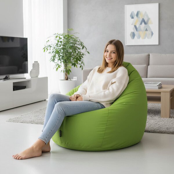 Sedací pytel Primabag Mega Sako polyester limetka