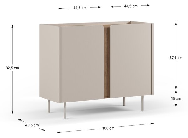 -25 % Dny MOMENTI– Marckeric Komoda Lucile 100 x 40,5 cm