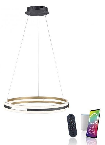 Paul Neuhaus Závěsné LED svítidlo Q-BELUGA, 62W, ø 60 cm, ZigBee, CCT 2700-5000K
