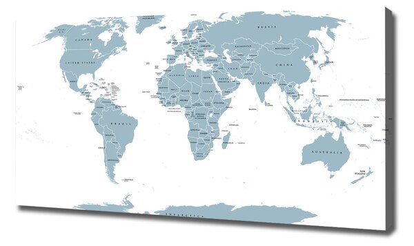 Foto obraz na plátně Politická mapa oc-114089218