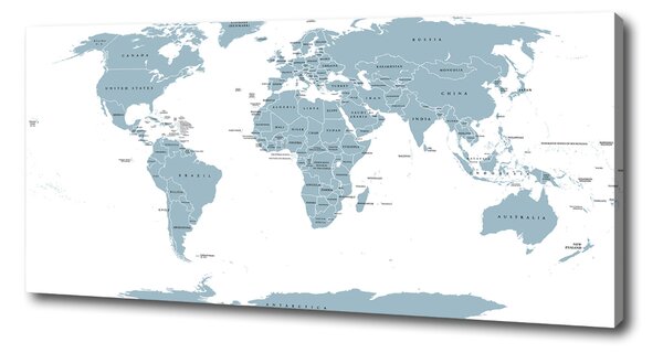 Foto obraz na plátně Politická mapa oc-114089218