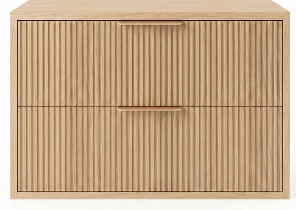 Rea Mono skříňka 60x47x48 cm pod umyvadlo závěsná dub REA-M0408