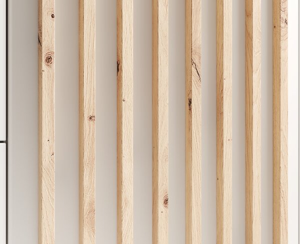 Kombinovaná skříň se zrcadlem 100 cm MAGLA - bílá