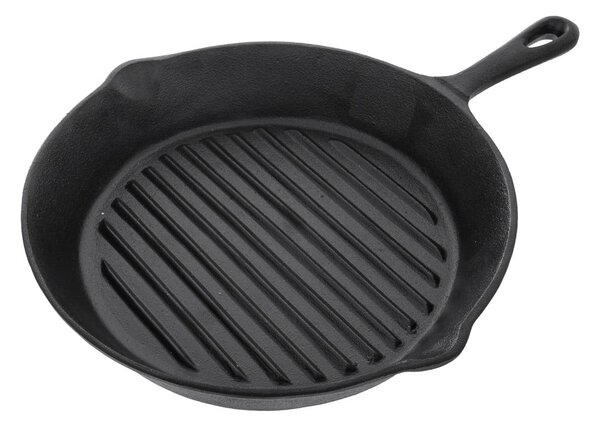Grilovací litinová pánev ø 24 cm Litina – Orion