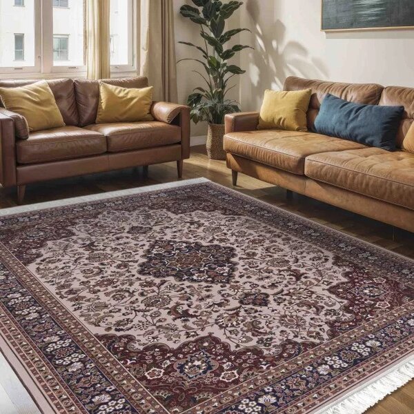 Makro Abra Kusový koberec CHENILLE PRINTED JZ-275 Klasický hnědý Rozměr: 80x150 cm