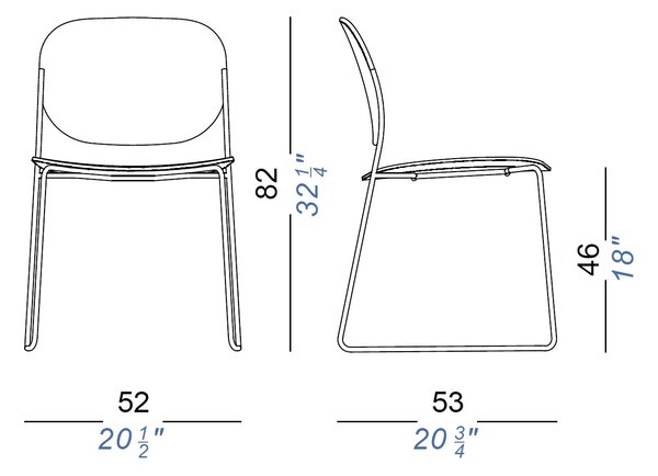 La Palma designové židle Olo