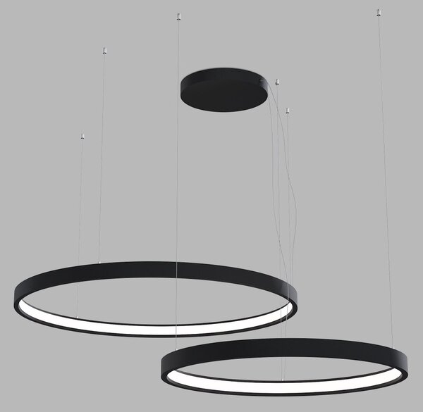 Led2 Závěsné LED svítidlo CIRO SET 2 P-Z, 100W Barva: Černá, Stmívání, řízení: 3000K/4000K Casambi TW