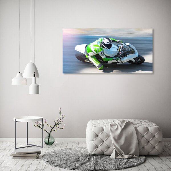 Foto obraz sklo tvrzené Motorkářský závod osh-114562284