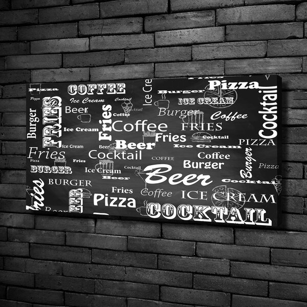 Foto obraz na plátně Menu v restauraci oc-114628922