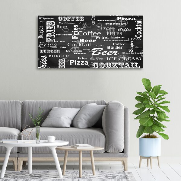Foto obraz na plátně Menu v restauraci oc-114628922
