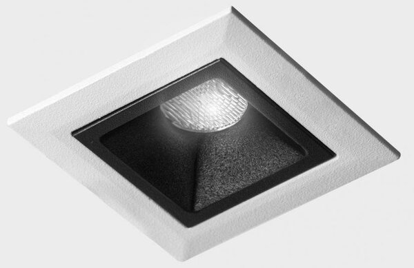 KHL K51300.01.RF.WH-BK.30.ST.9.27 NSES zapuštěné svítidlo s rámečkem bílá-černá 2 W 2700K nestmívatelné - KOHL-Lighting