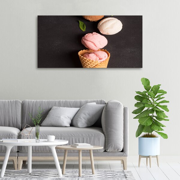 Moderní obraz canvas na rámu Zmrzlina v oplátce oc-114775642