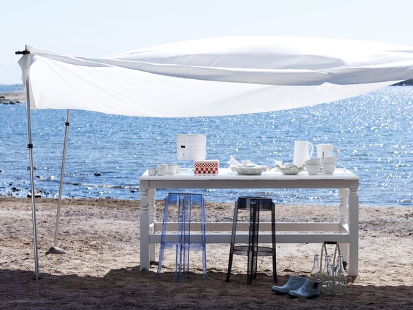 Kartell barové židle Charles Ghost (výška 65 cm)