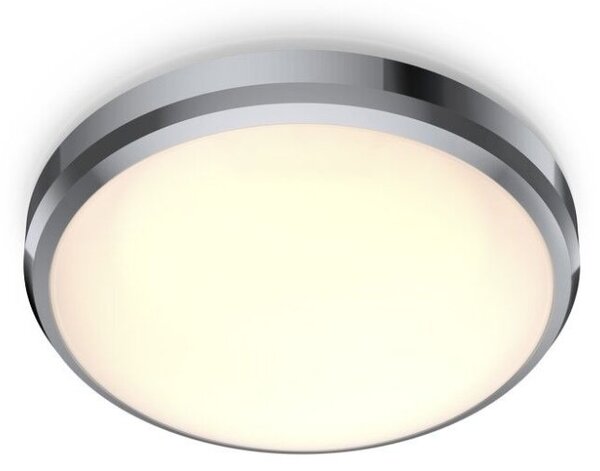 Philips Doris LED CL257 Stropné svítidlo do koupelny kruhové 6W/600lm 220mm 2700K IP44 chrom