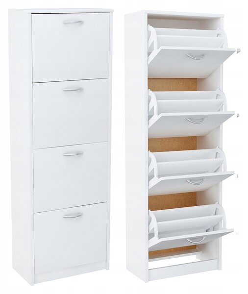 Botník Meble Bestseller 50 x 152 x 28 cm bílá