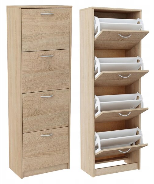 Botník Meble Bestseller 50 x 152 x 28 cm dub sonoma