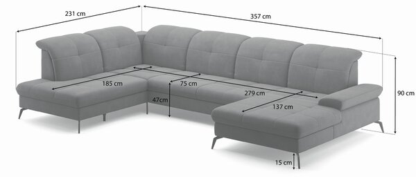 SEDACÍ SOUPRAVA, textil, krémová Sit & More - Sedací soupravy, Online Only