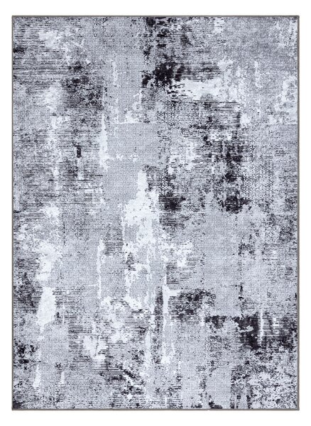 Makro Abra Kusový koberec pratelný MIRO 51924.812 Abstraktní pogumovaný světle šedý Rozměr: 200x290 cm