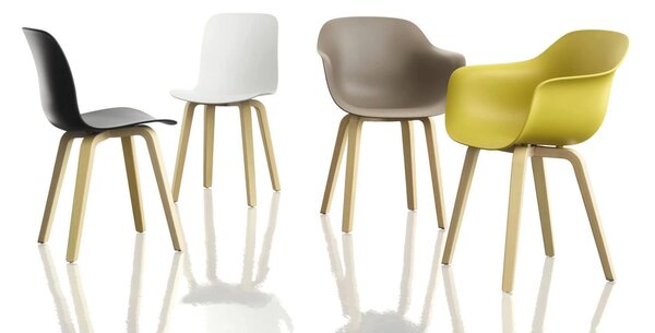 Magis designové židle Substance Chair Wood