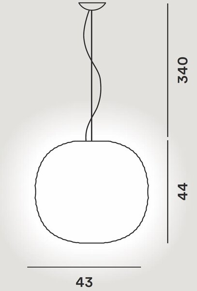 Foscarini designová závěsná svítidla Gem Sospensione
