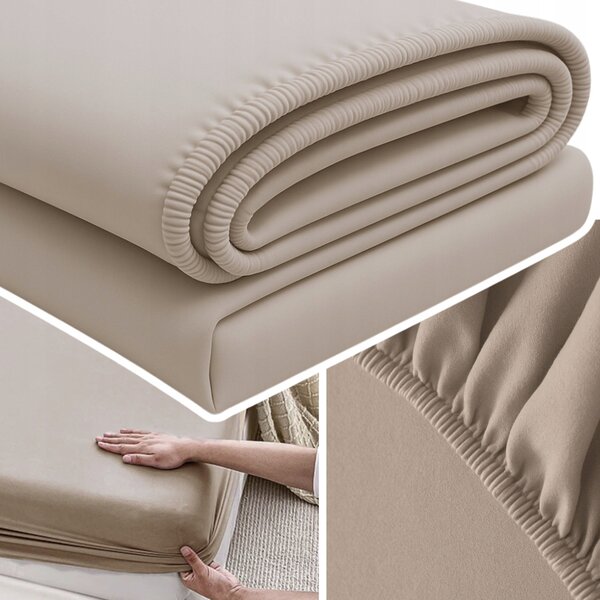 Prostěradlo s gumou Domidekor polyester 200 x 220 cm