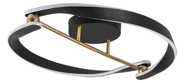 RABALUX 71149 Adalind stropní svítidlo D600mm LED 40W/4800/2200lm 3000K černá, zlatá, bílá