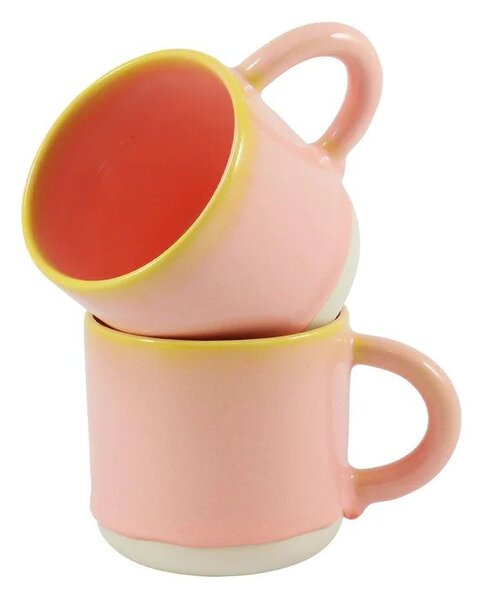 Porcelánový hrnek s ouškem Pink Grapefruit 300 ml
