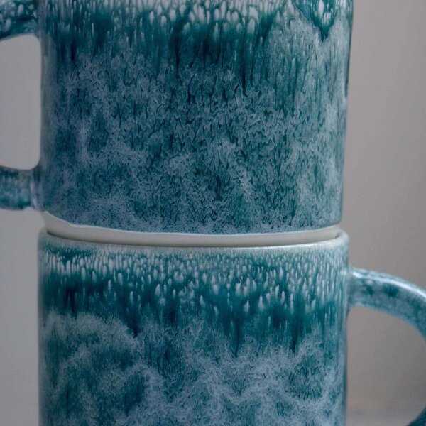 Porcelánový hrnek s ouškem Andromeda Green 300 ml