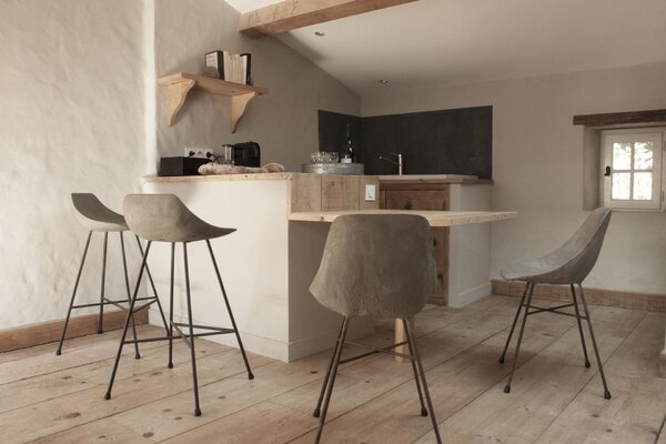 Lyon Beton barové židle Hauteville Bar Chair