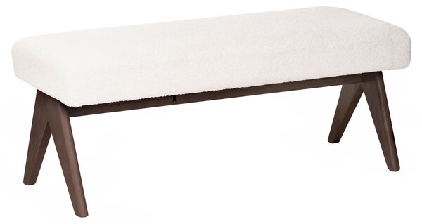 Obývací sestava TAMRE Buklé Krémová bílá/Tmavě hnědá