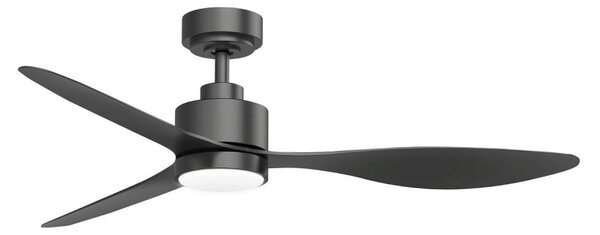 ZEVENTI - LED Stmívat stropní ventilátor LED/20W/230V 2700-6500K 132cm černá+DO