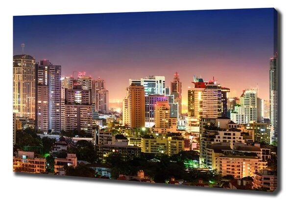 Foto obraz na plátně Noční Bangkok oc-117173387