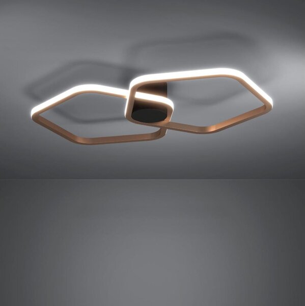 Eglo 390506 - LED Stmívatelné stropní svítidlo ESTRELLA LED/20W/230V mosaz + DO