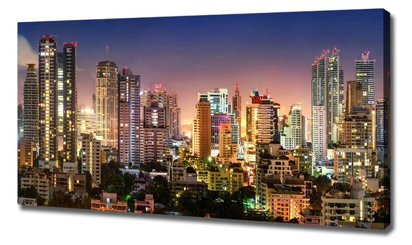 Foto obraz na plátně Noční Bangkok oc-117173387