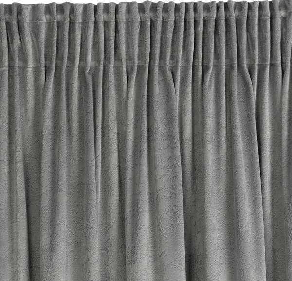 ZATEMŇOVACÍ ZÁVĚS NA PÁSCE RIVA 140X270 CM ŠEDÁ