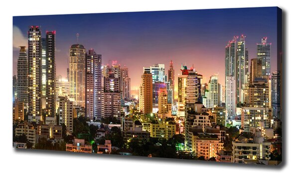 Foto obraz na plátně Noční Bangkok oc-117173387