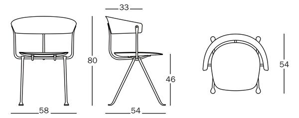 Magis designové židle Officina Chair