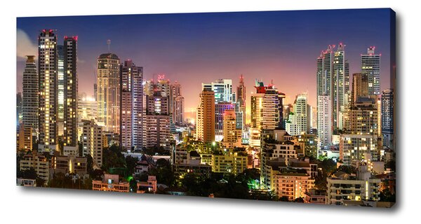 Foto obraz na plátně Noční Bangkok oc-117173387