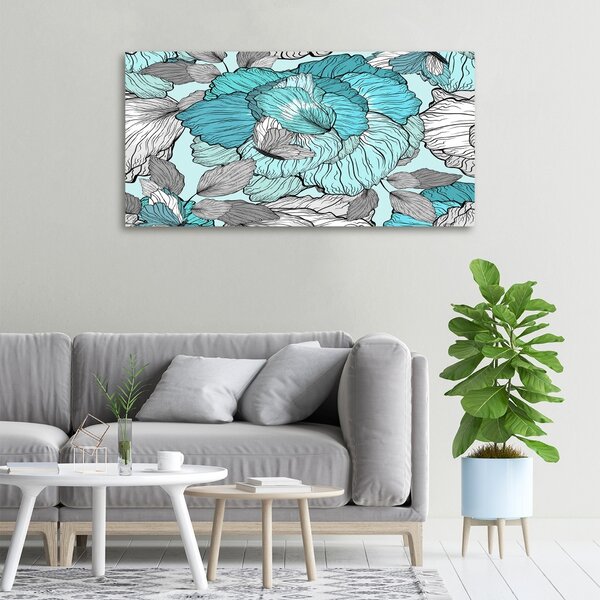Moderní fotoobraz canvas na rámu Květinový vzor oc-117259293