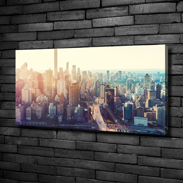 Moderní obraz canvas na rámu New York ptačí pohled oc-117684952