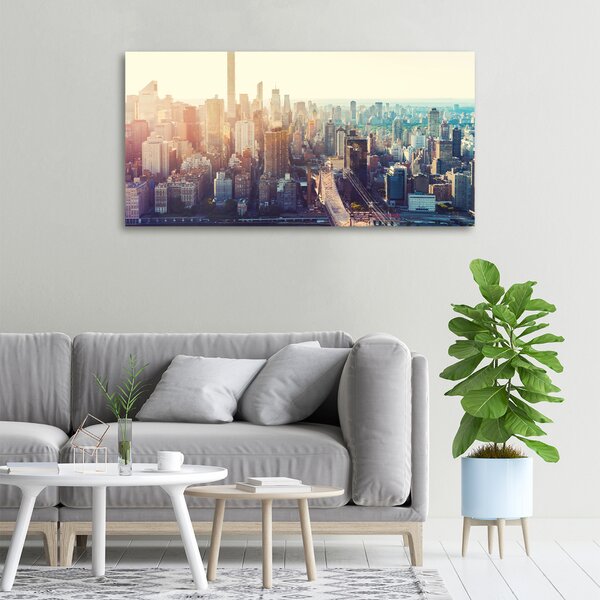 Moderní obraz canvas na rámu New York ptačí pohled oc-117684952