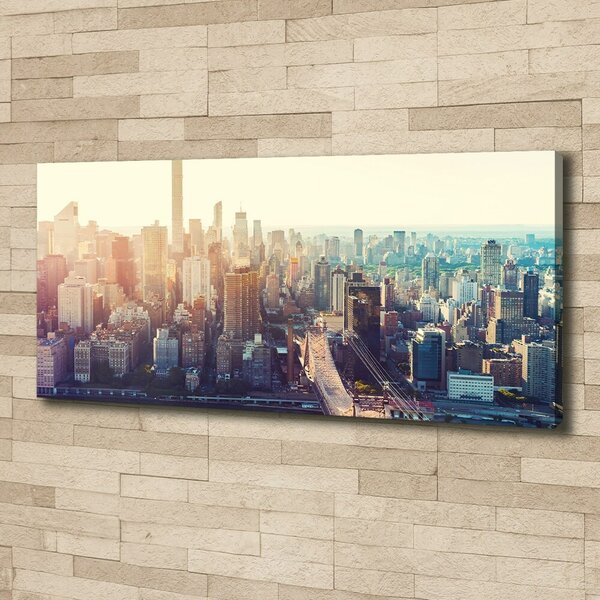 Moderní obraz canvas na rámu New York ptačí pohled oc-117684952