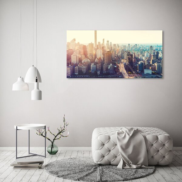 Moderní obraz canvas na rámu New York ptačí pohled oc-117684952