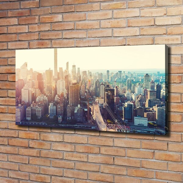 Moderní obraz canvas na rámu New York ptačí pohled oc-117684952