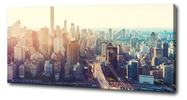 Moderní obraz canvas na rámu New York ptačí pohled oc-117684952