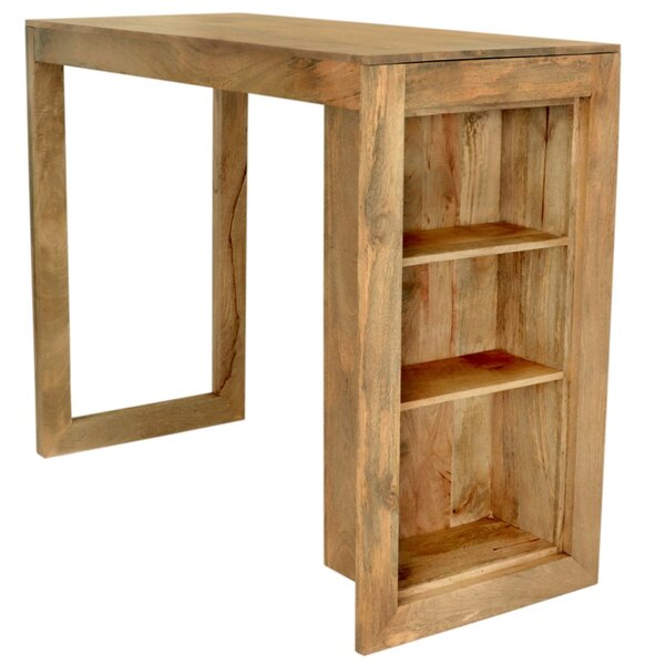 Barový jídelní stůl Hina 140x110x60 z mangového dřeva
